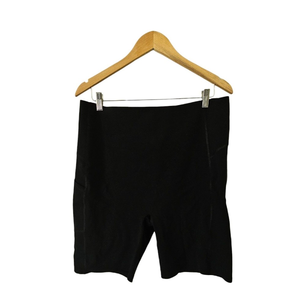 Spanx‎ Thinsticts High Waisted Shorts Black Sz 1X Sara Blakely
